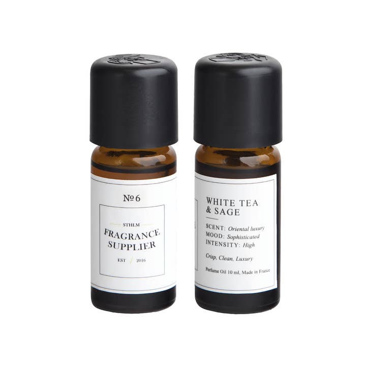 No. 6 White Tea & Sage Fragrance Oil for wholesale by Stockholm Fragrance