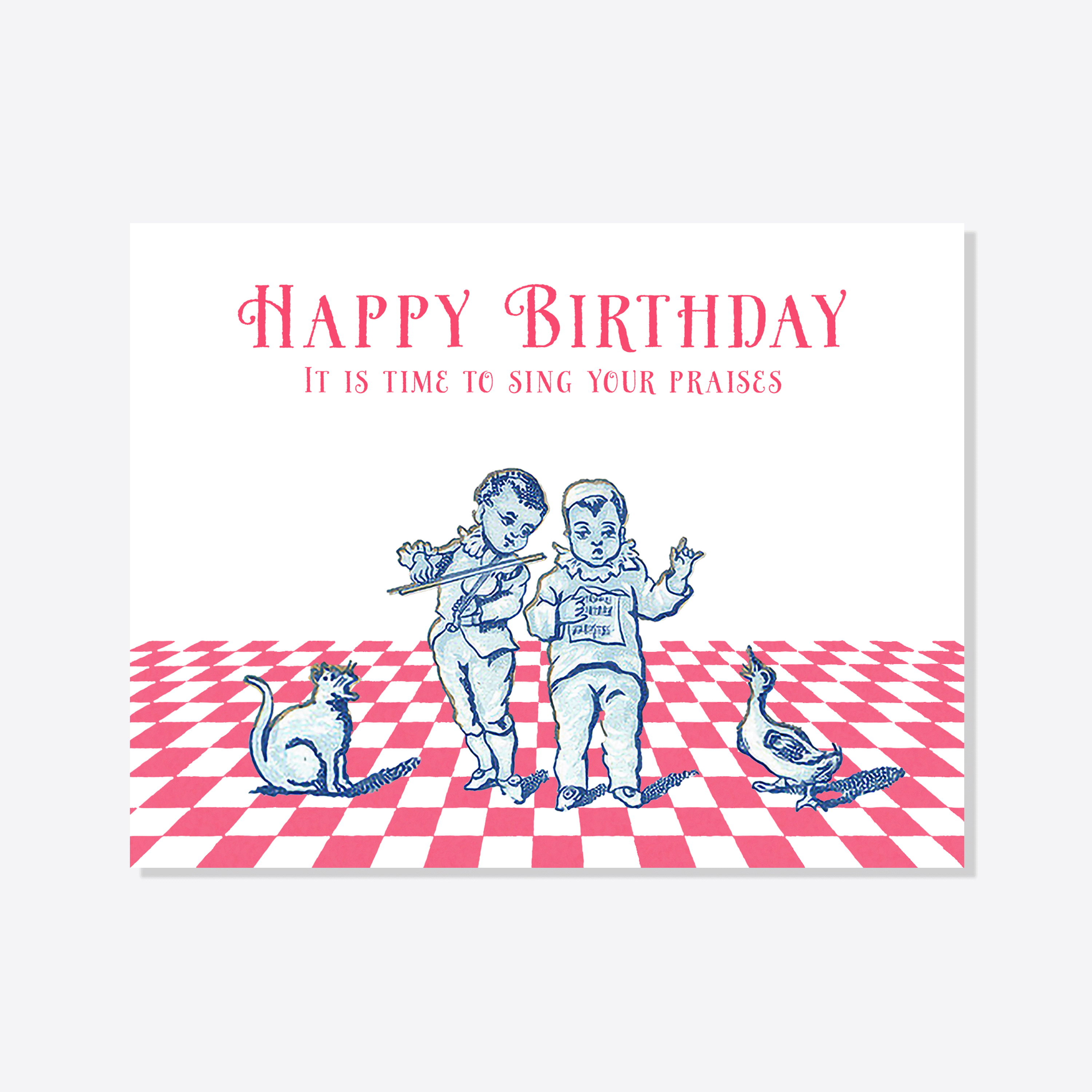 Crumb La Dote – postal de parabéns por atacado – Louvores de Aniversário | Vintage | Cartão de Aniversário1