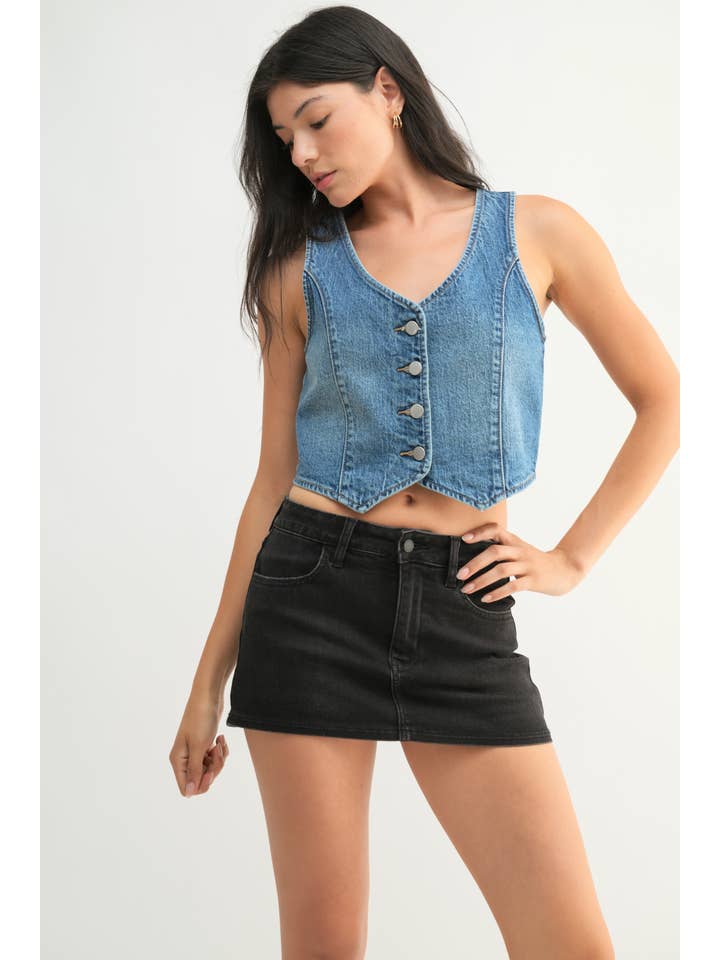 Just USA Jeans - Wholesale Outerwear Vest - Women's - JV385 - MD - Classic Vest1