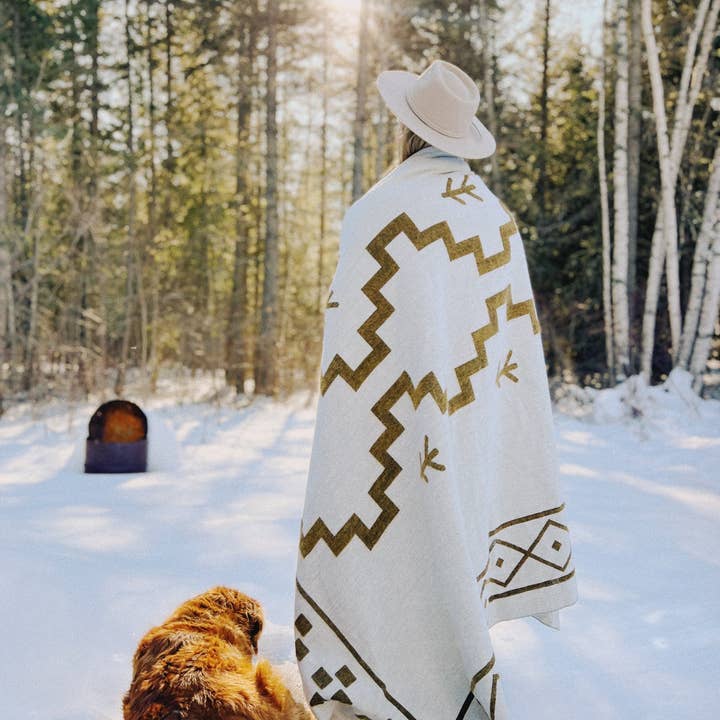 Wylde Brigade - Wholesale Throw Blanket - Isabela Zapotec Reversible Blanket8