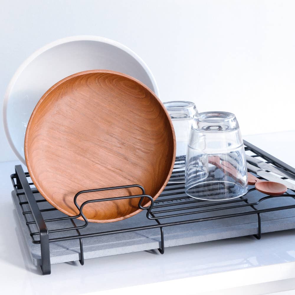 moonstone - Wholesale Dish Drying Mat/Rack - BLACK ILUKA DISH RACK3