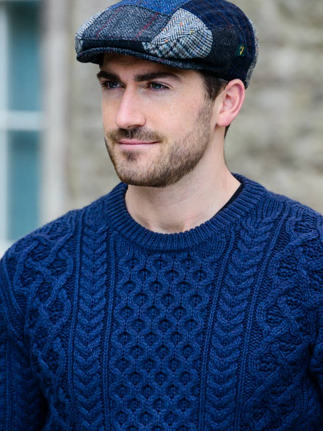 Patchwork Cap C for wholesale by Mucros Weavers