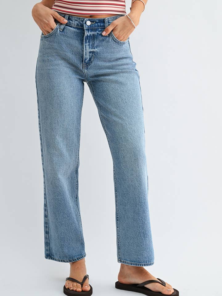 BP526J - LT - Classic Straight Leg for wholesale by JUST BLACK DENIM