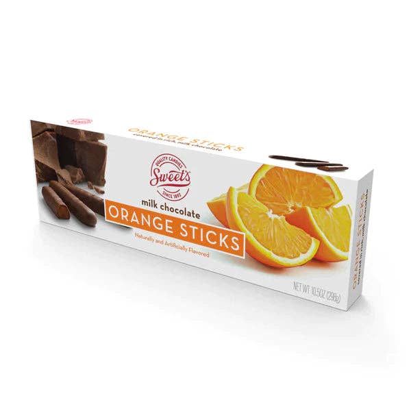 I Got Your Candy - Wholesale Chocolate - Sweet's Milk Chocolate Sticks Orange 10.5oz -6ct1