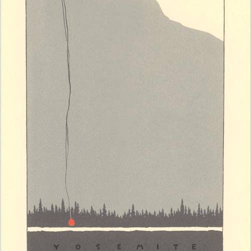 Art Print CA-722 Yosemite Poster for wholesale by Found Image Press