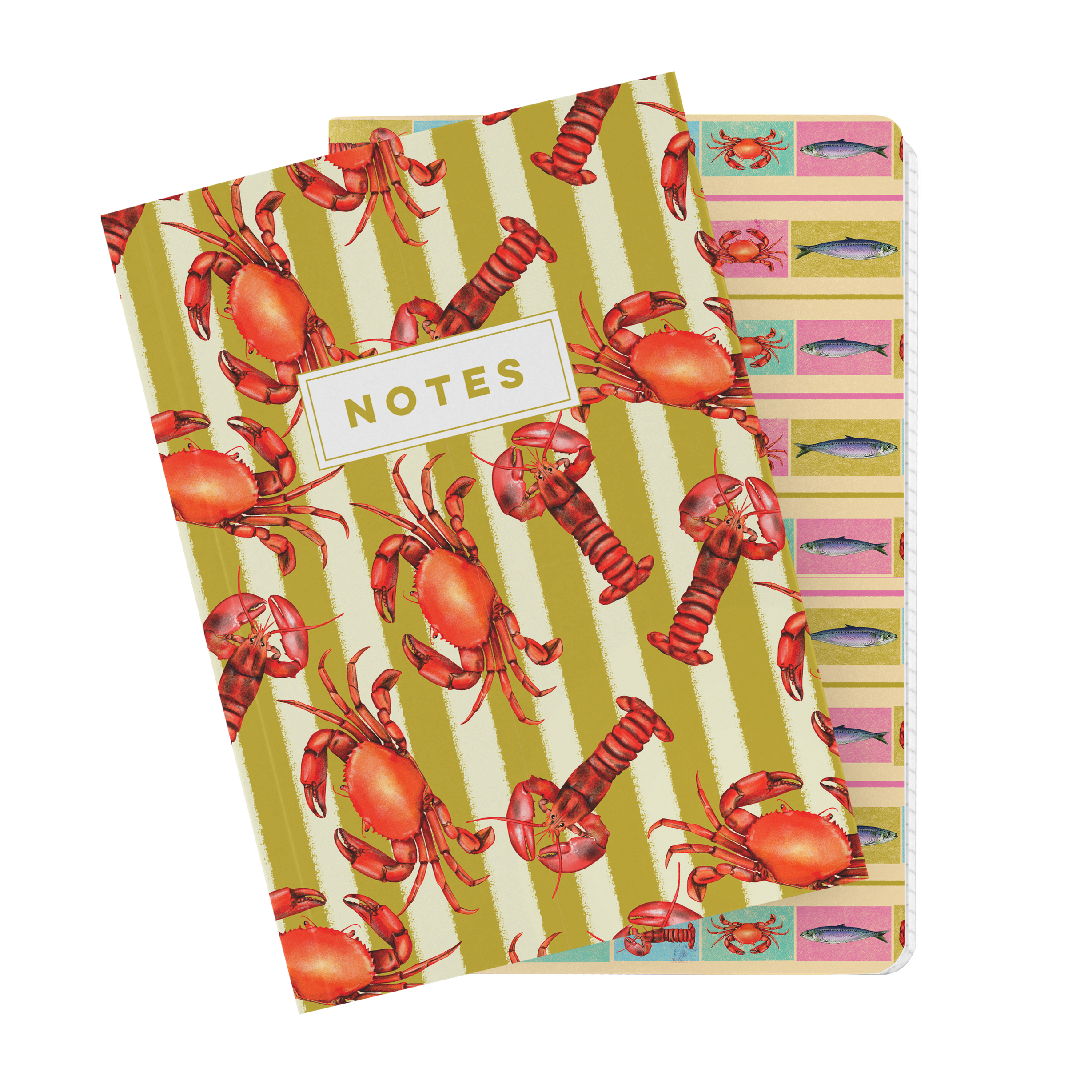 Fawn & Thistle Ltd (US Duties Paid) - Vente Cahiers - Carnet Ligné A5 Frutti Di Mare | Journal Écologique4