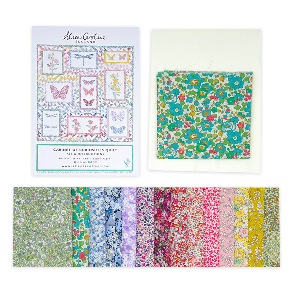Alice Caroline - Wholesale Craft Sewing Kit - Cabinet of Curiosities Quilt Kit3