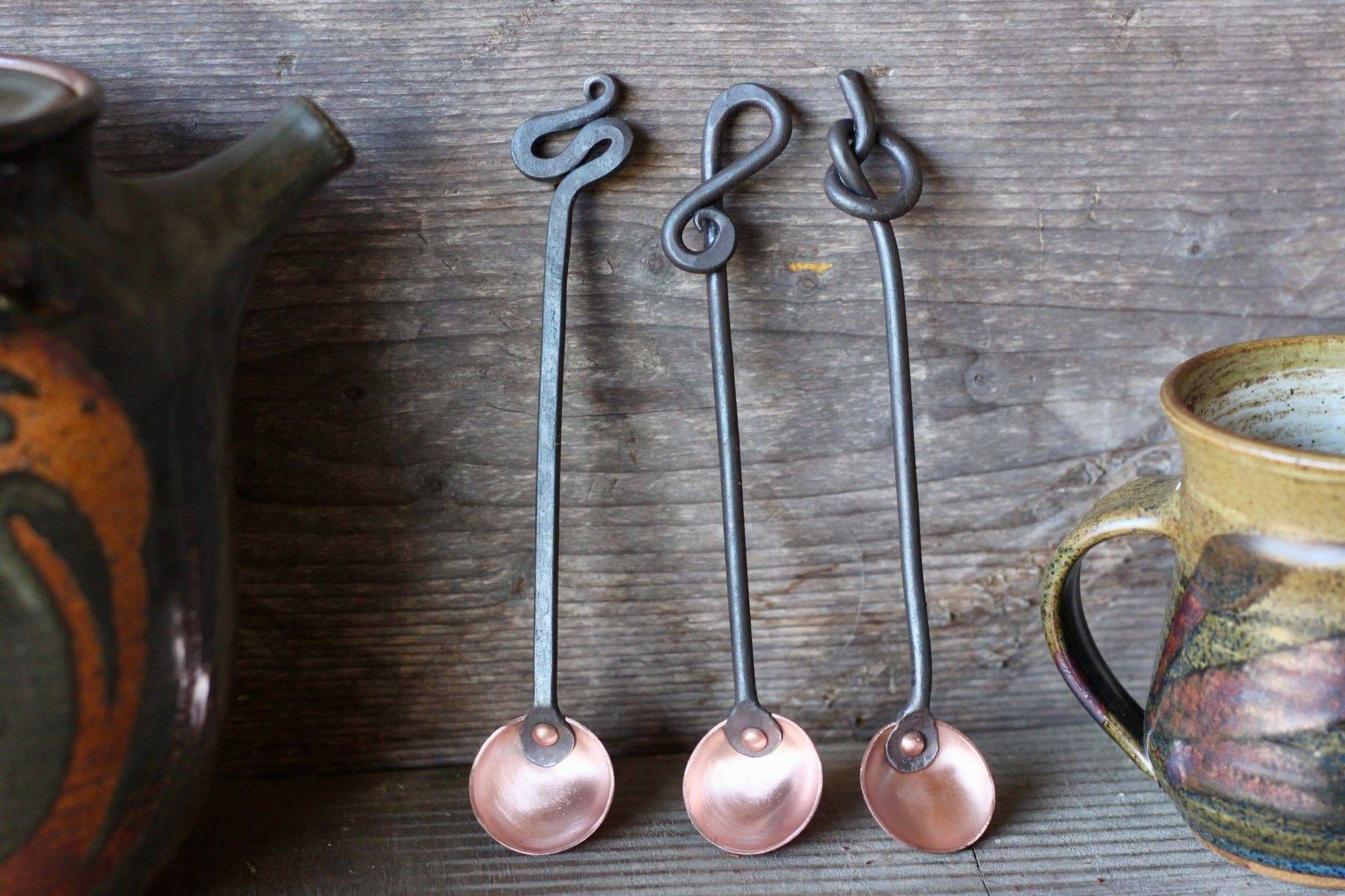 Wicks Forge - Wholesale Measuring Spoon - Copper and Steel Teaspoons (1 Tsp)5