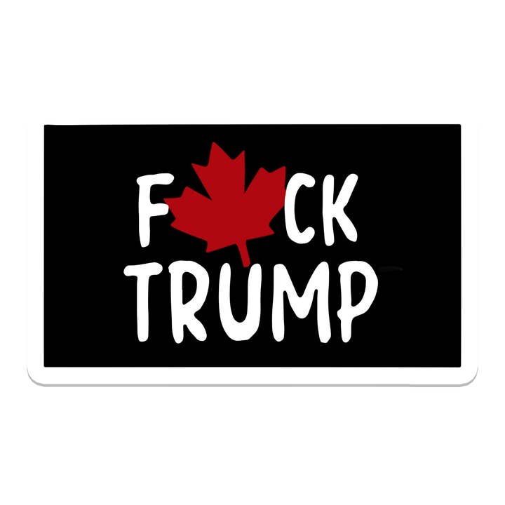 Fuck Trump | Politics | Waterproof Bumper Sticker for wholesale by SlapPolitics Stickers