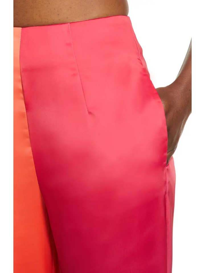 MULTI Dalston Multi-Tone High Waisted Trousers for wholesale on Faire4