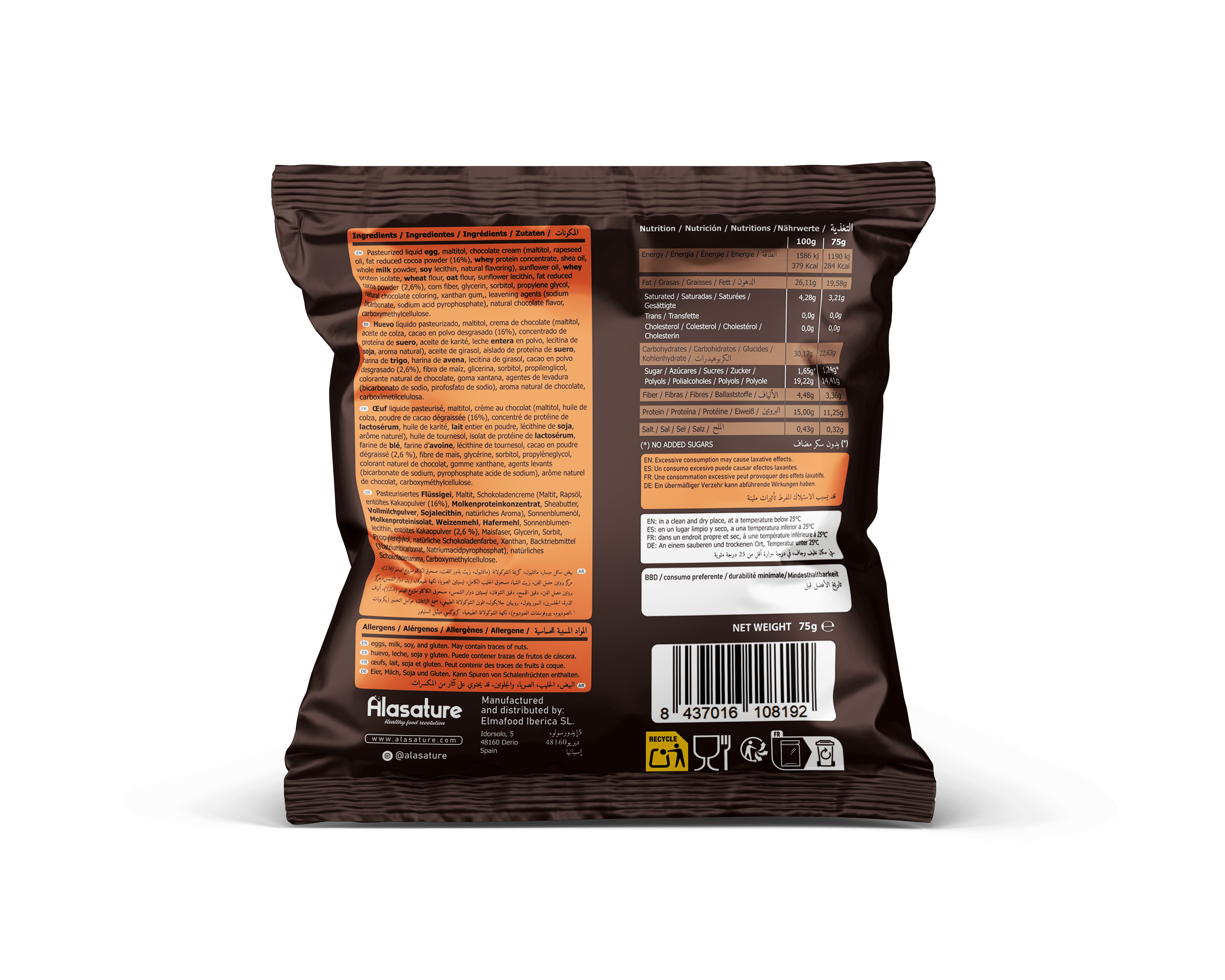 Alasature / Elmafood Iberica SL - Wholesale Cookie - Triple Choco Doughnut1