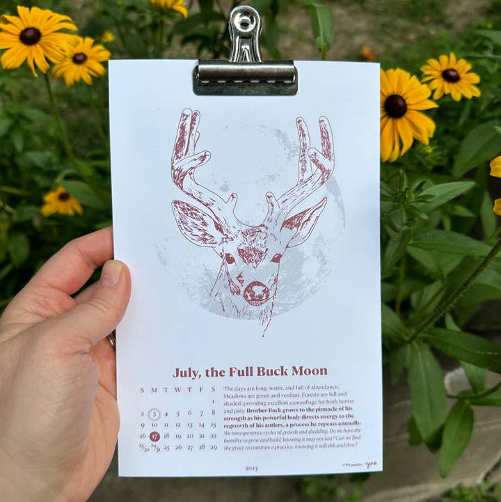 Macon York Press - Wholesale Calendar - 2026 Full Moon Calendar 1