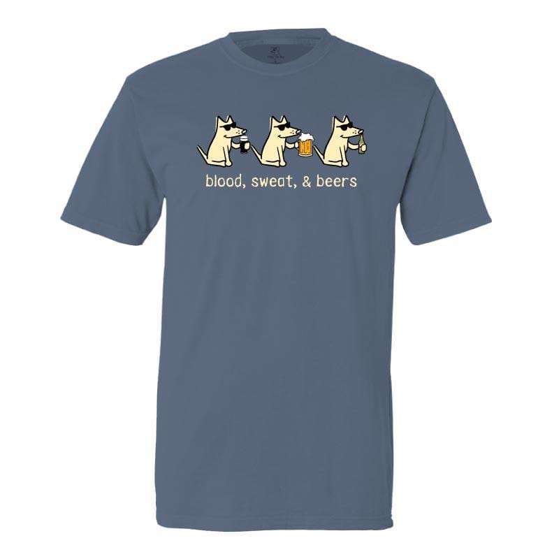 Blue Jean Blood, Sweat, & Beers - Classic Tee for wholesale on Faire0