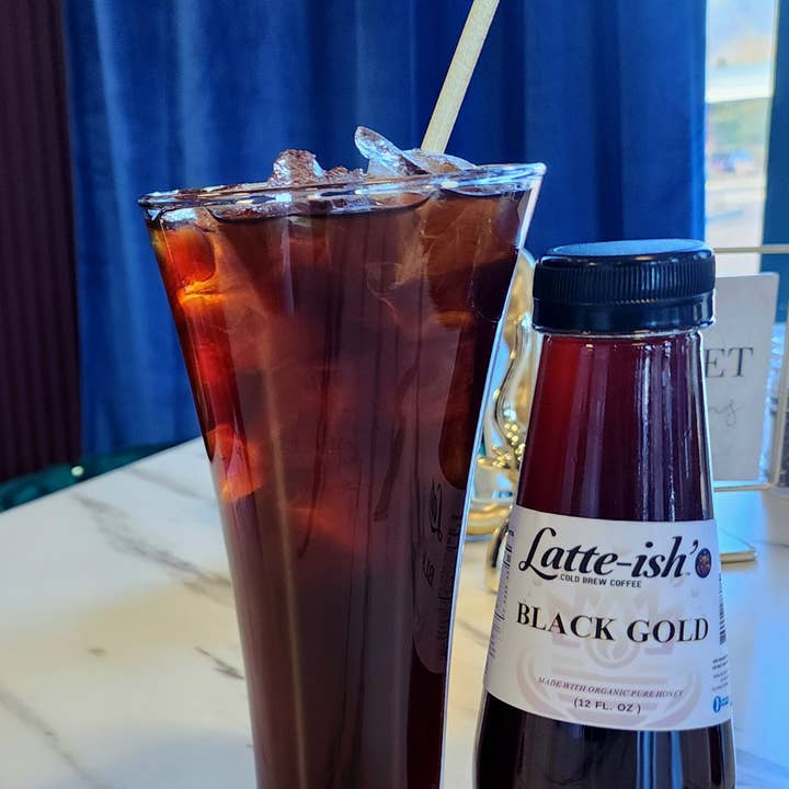 Drip Queen Coffee - Wholesale Iced Coffee/Cold Brew - Latte-ish Black Gold Cold Brew Coffee - 12/12oz2