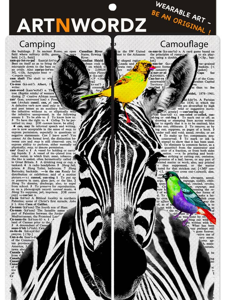 CHAUSSETTES ZEBRA pour la vente par ARTNWORDZ LLC