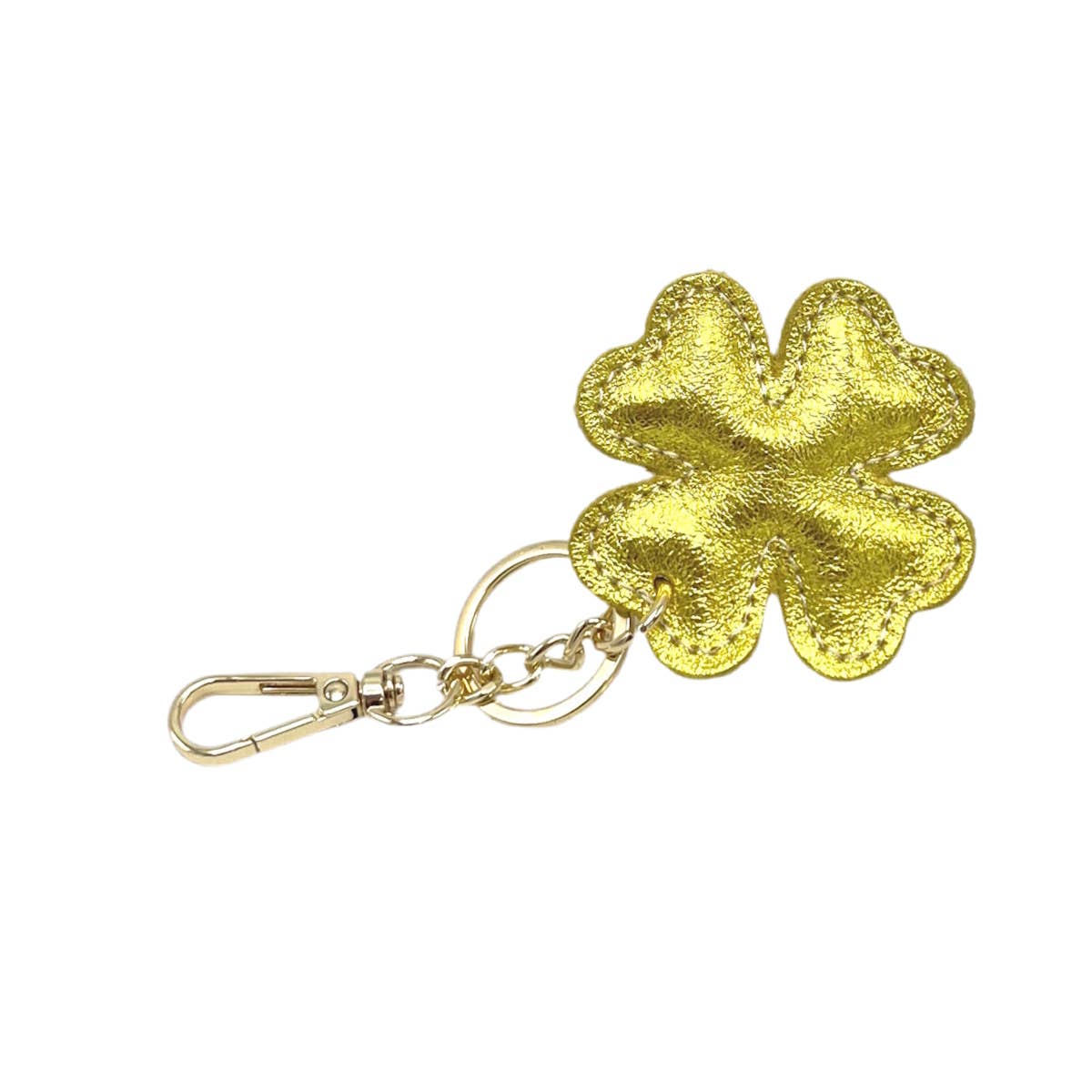 Suie Valentini srl - Wholesale Keychain - Women's - Genuine leather key chain, Lucky leaf, art. PO04LA10