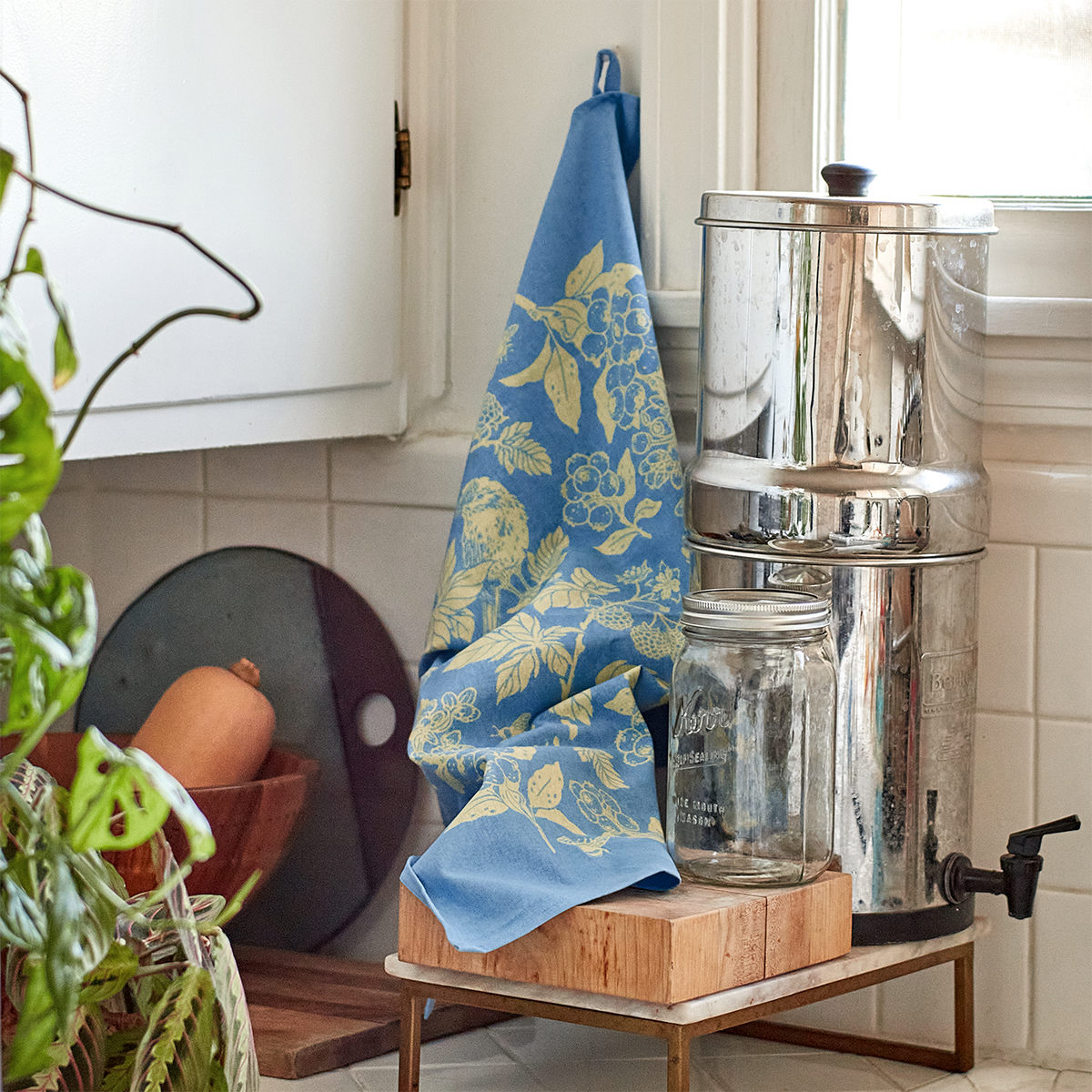 Mustard Beetle - Wholesale Tea Towel - Tea Towel: Berries1