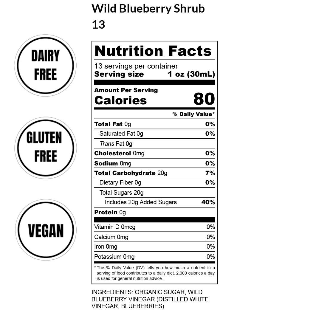 Tait Farm Foods - Vente Sodas/boissons gazeuses - Arbuste aux bleuets sauvages1