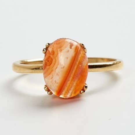 Genuine Carnelian Ring for wholesale by JoyPersonalized
