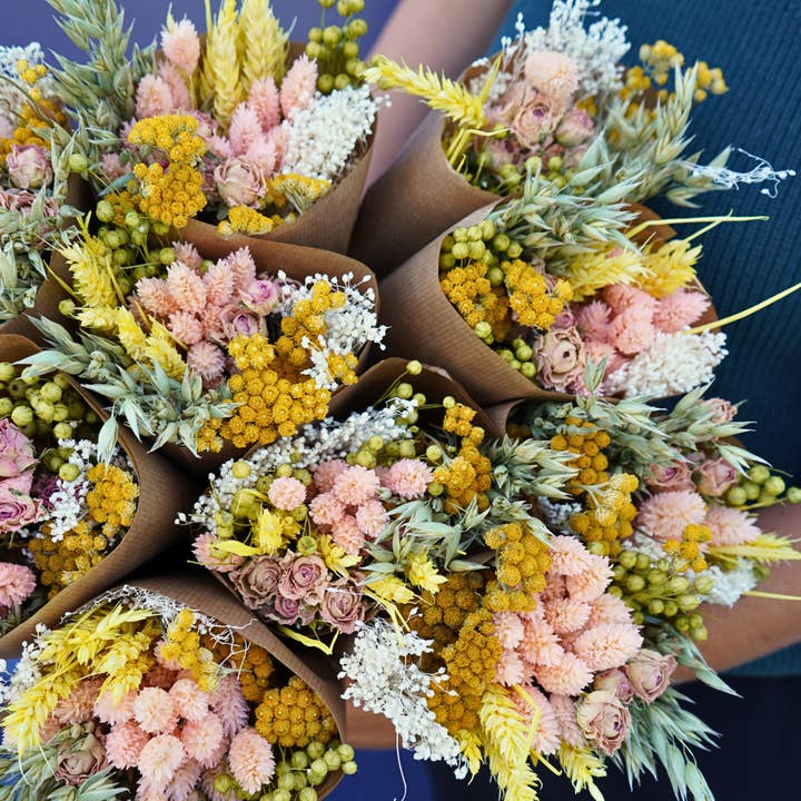Wildflowers by Floriette - Wholesale Dried/Pressed Flowers - Dried Flowers - Market More - Pink Lemonade