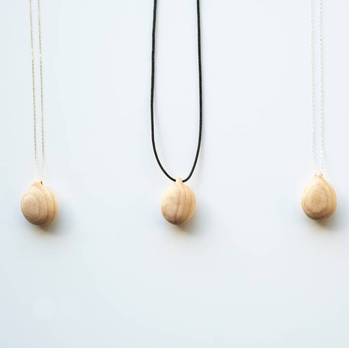 Wooden Pendant Neckace for wholesale by Object Flux