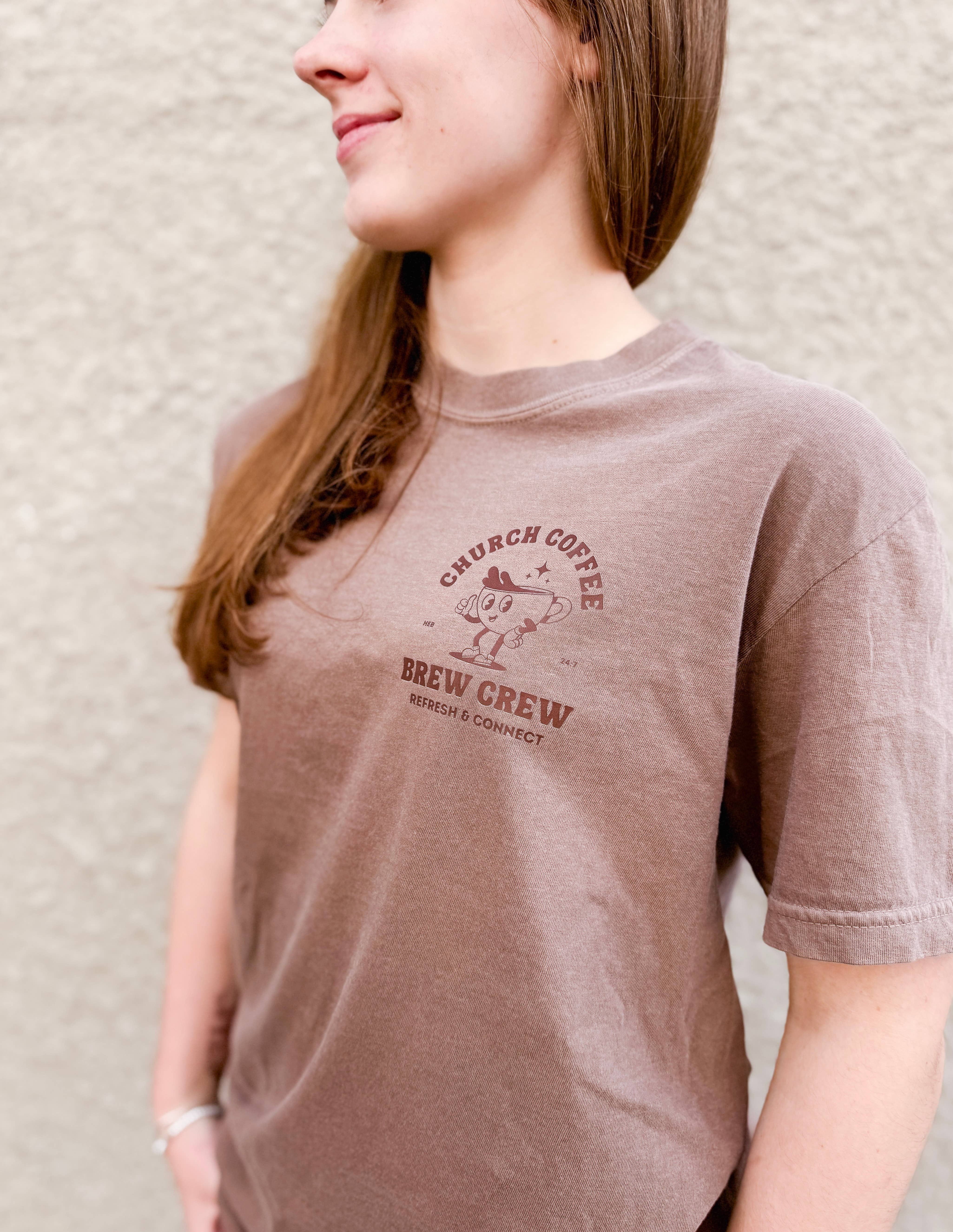 Faith & Life Christian Brands – wholesale Sweatshirt med tryck - Dam – Kristen Grafisk T-shirt Kyrka Kaffe Crew Retro Vibes3