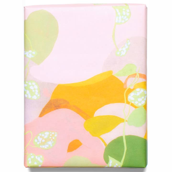 SATIN GIRL garden wrapping paper for wholesale by Georgie Daphne