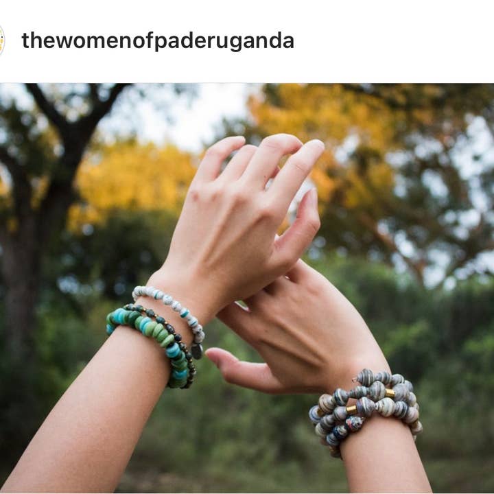 The Bead Project by TWOPU - Wholesale Beaded Bracelet - Chunky Glass Bracelet 15