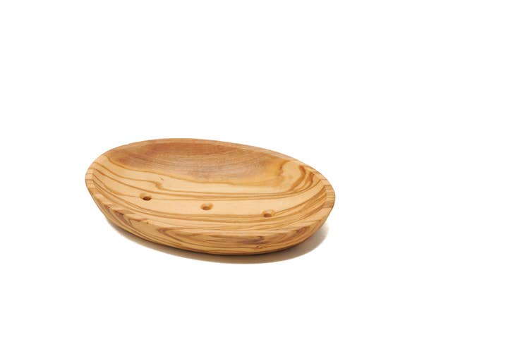Jabonera de madera de olivo para venta al por mayor de BeldiNest