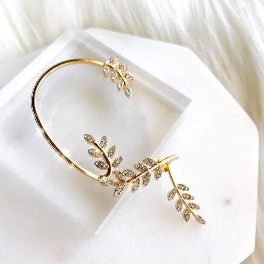 LEAF EAR CUFFS (PAIR) for wholesale by Ashlen