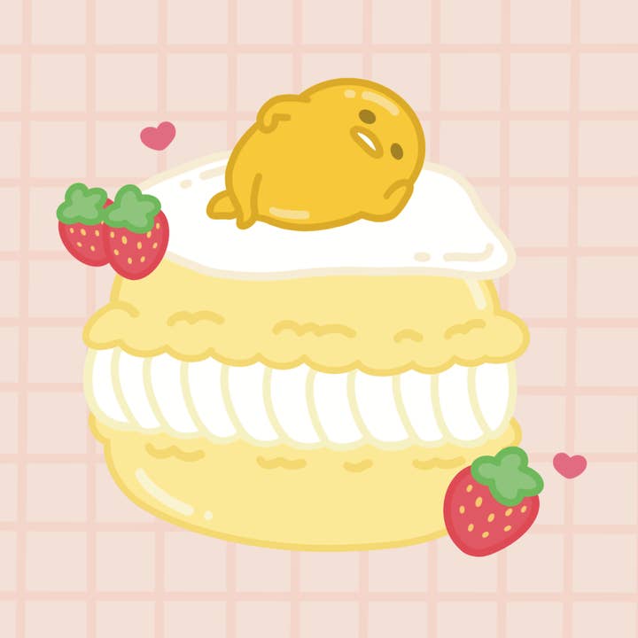 Gudetama Sticker for wholesale by Potato Desk