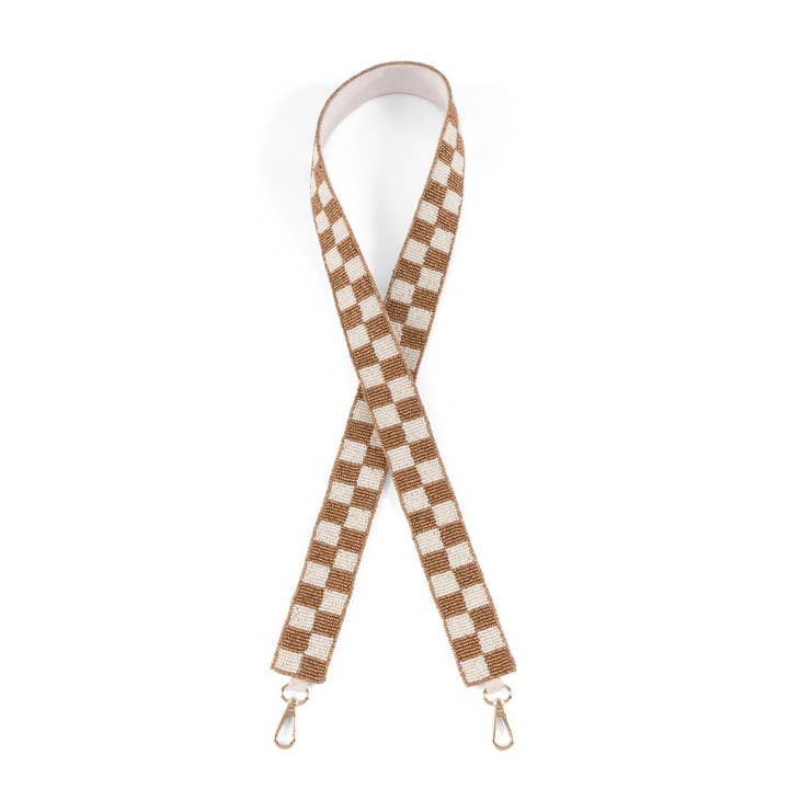 GEKRUIST PATROON MET KRAALTJES TASRIEM, GOUD voor wholesale door Shiraleah