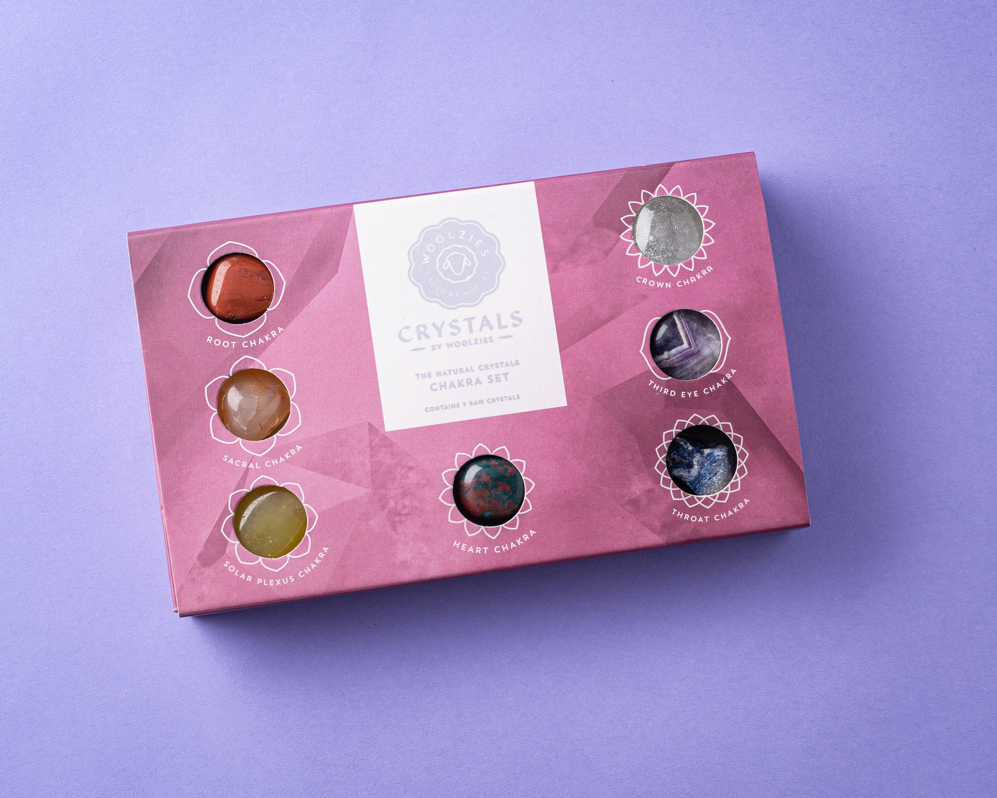 Woolzies - Wholesale Spiritual Stone/Crystal - The Natural Crystals Chakra Collection2