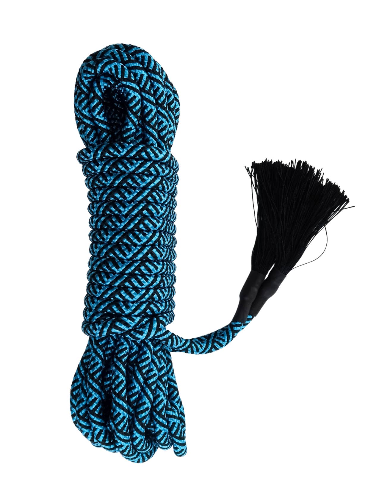 TASSEL NYLON SHIBARI ROPE - BLUE for wholesale on Faire