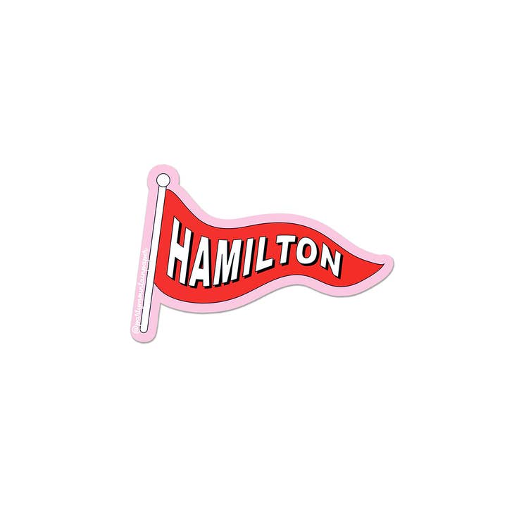 Party Mountain Paper co. - Wholesale Phone & Laptop Stickers - Hamilton Flag Sticker | Last Chance