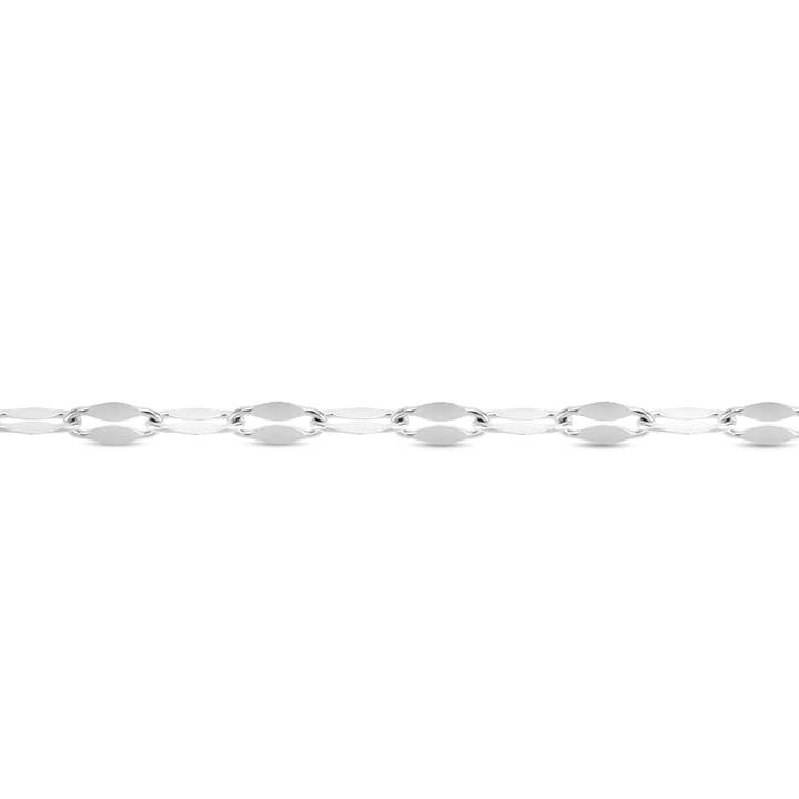 WJW - Wholesale Craft Supplies - 2mm Stainless Steel Lip Chain By The Foot