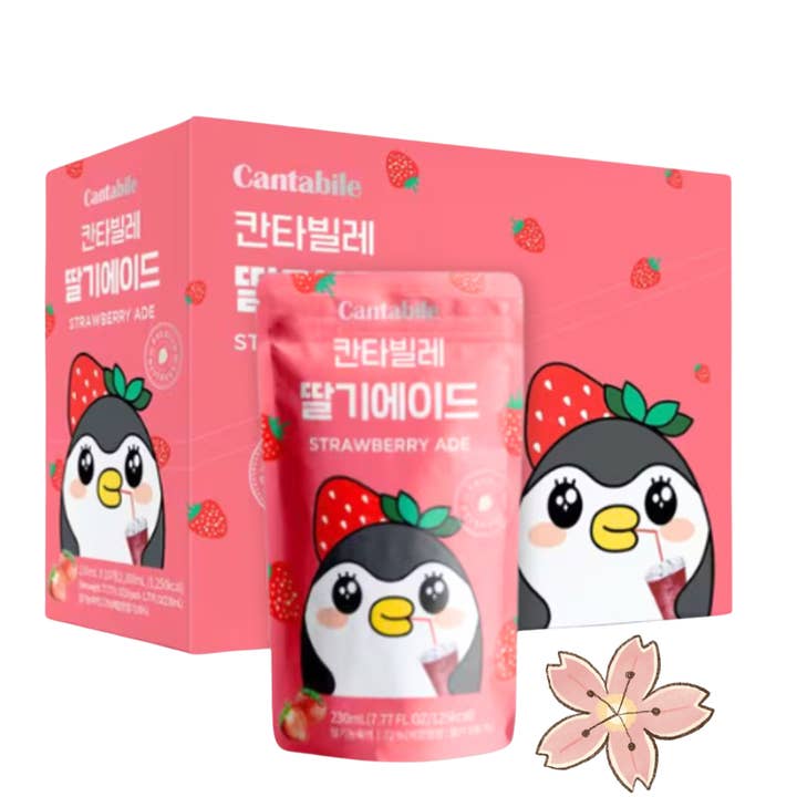 utoppa GmbH - Wholesale Fruit Juice - CANTABILE Strawberry Ade Pouch Drink 230ml1