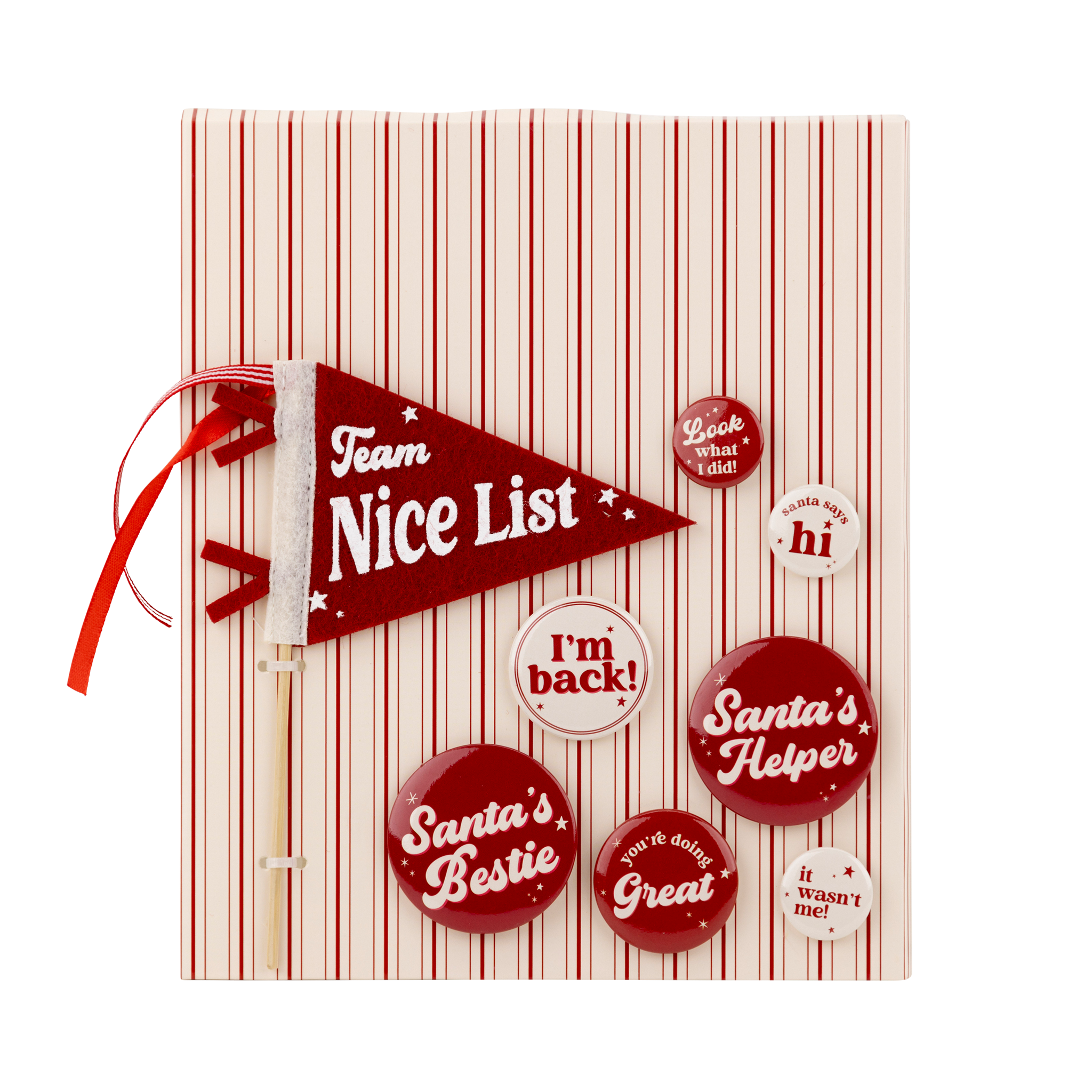My Mind’s Eye – wholesale Christmas decoration – ELF1108 - Elf Pennant and Buttons Set0