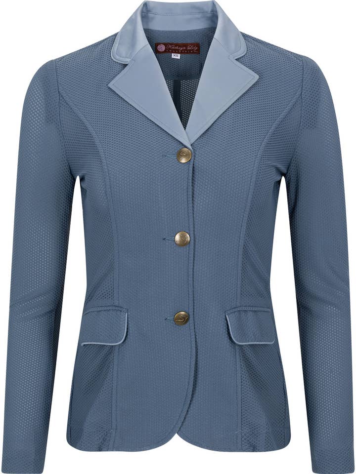 Kathryn Lily Equestrian - Wholesale Jacket - Women's - French Blue Mesh Jacket0