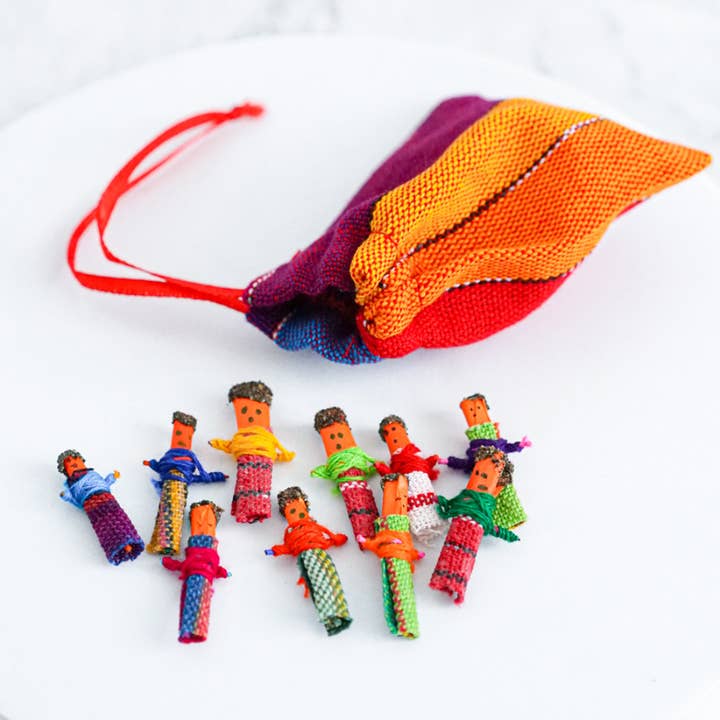 Small Worry Dolls for wholesale by Upavim Crafts