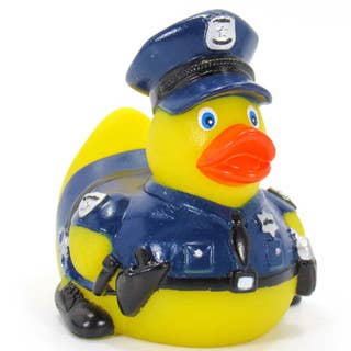 Ducks in the Window - Wholesale Bath Toy - Baby - Policeman Rubber Duck 1