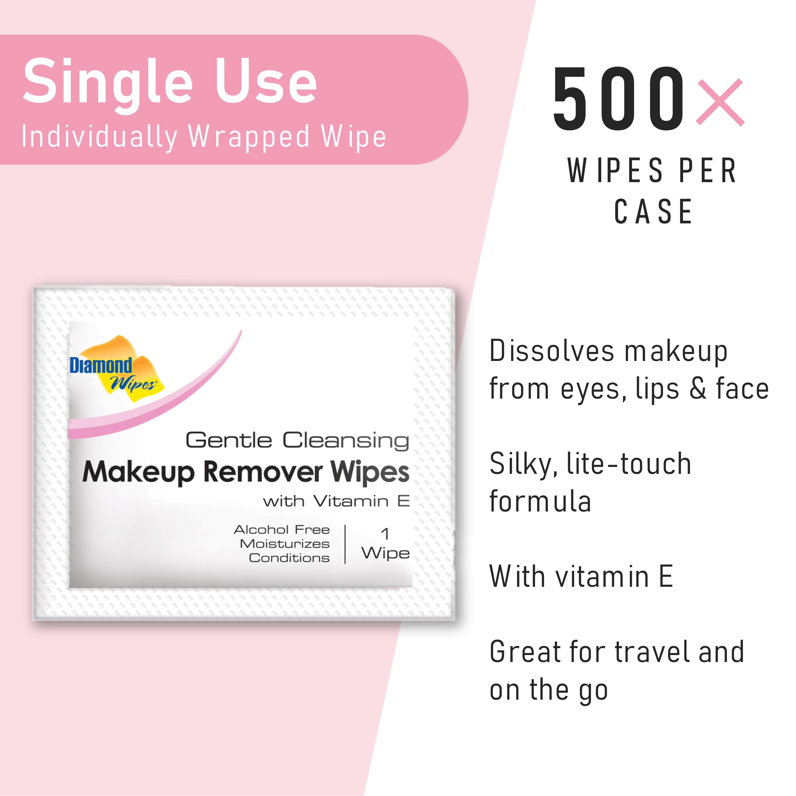 LA Fresh - Wholesale Face & Body Wipes - Diamond Wipes Makeup Remover Wipes Individual Wrapped4