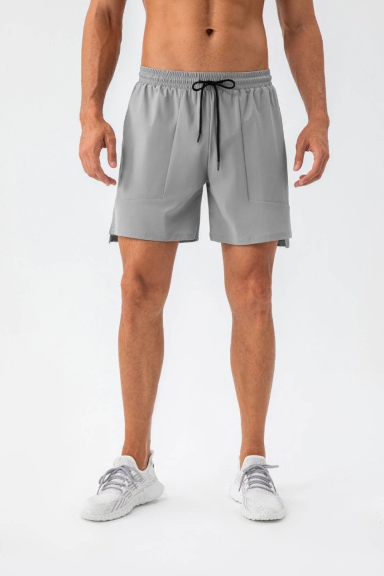 Active by Anna-Kaci – wholesale Athletic shorts – Men's – Quick Dry Training Shorts with Elastic Waistband Side Vents9