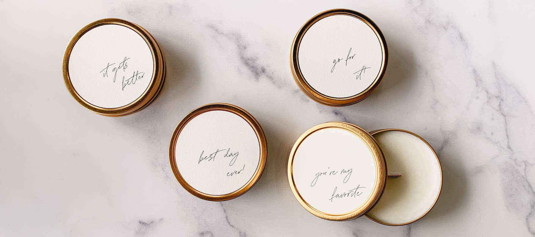 Simply Curated - Wholesale Travel Candles - "Cheers!" Soy Travel Candles1