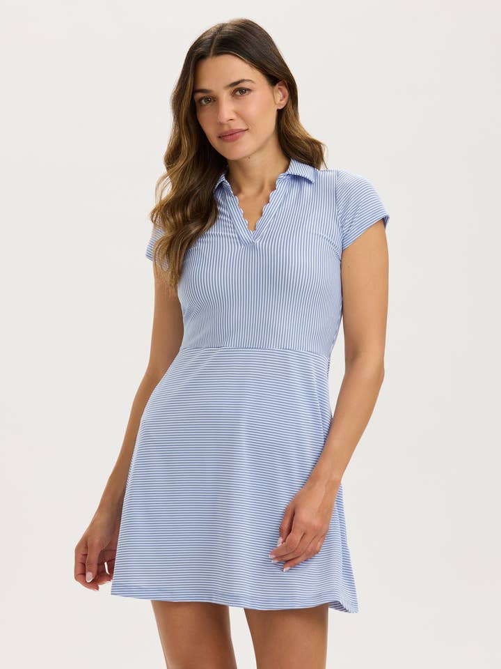 Scallop Polo Dress for wholesale by RNWK