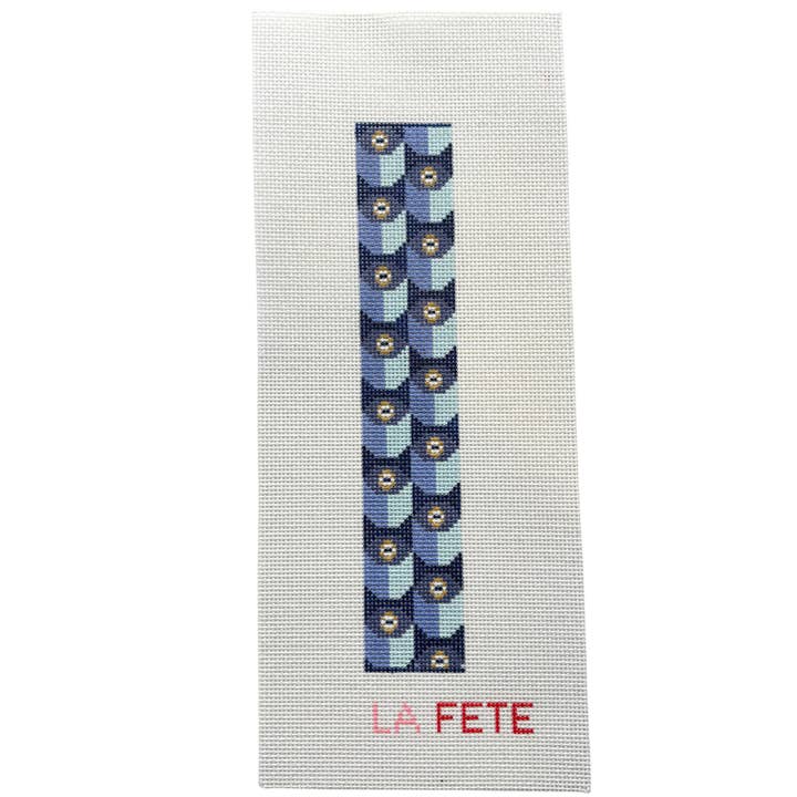Evil Eye Large Key Fob for wholesale by La Fete Needlepoint
