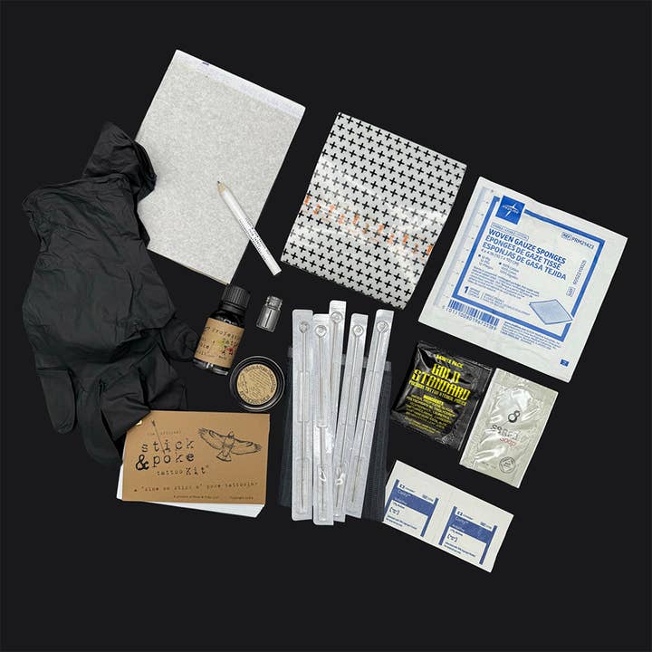 stick and poke llc - Vente Kit de bricolage - Kit de tatouage Stick and Poke® - Kit de base