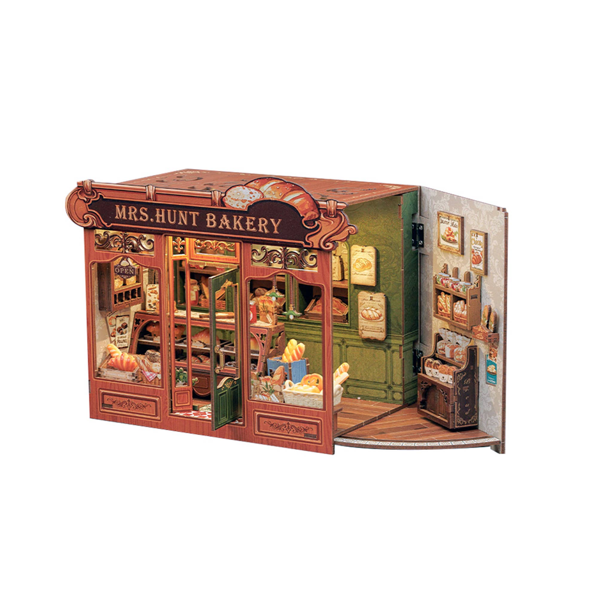 Hands Craft Intl - Wholesale Puzzle - Kids - DIY Book Nook Kit: Mrs. Hunt Bakery0