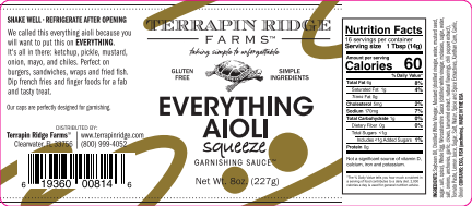 Terrapin Ridge Farms - Wholesale Sauce - Everything Aioli Garnishing Squeeze2