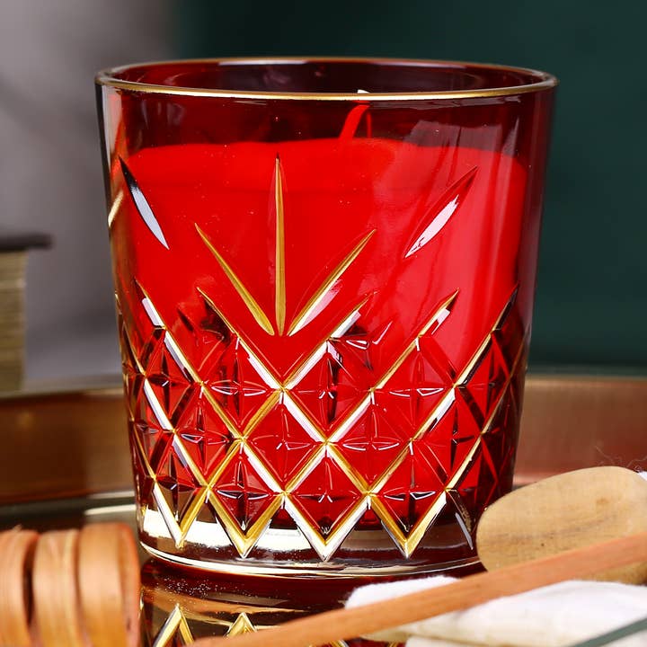 Velas Decoradas de Navidad, Vela de Cera de Soja, Navidad Retro para venta al por mayor de Mory Design Store